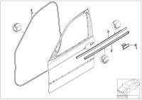 51338194695-Weatherstrip fr dr lh