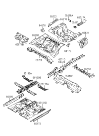 655163K000-REINF-RR FLOOR SIDE LH