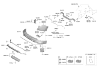 99310N8100CA-Ultrasonic sensor assy - parking assist system