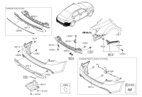 86610S4000-COVER-RR BUMPER