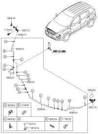 986714T000-TELESCOPE UNTT ASSY-HEAD LAMP