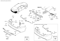 86612D6000-COVER, RR BUMPER