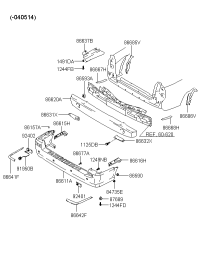 86611H1020-COVER-RR BUMPER