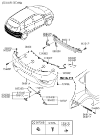 957200UAA0YS2-ULTRASONIC SENSOR ASSY-BWS