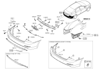 95720B3000-ULTRASONIC SENSOR ASSY-BWS