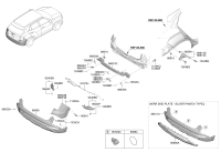 86656R9000-Cover rr bumper