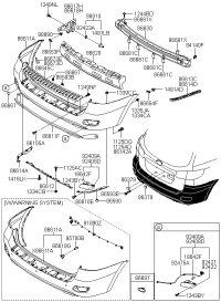 866502B040-COVER-RR BUMPER