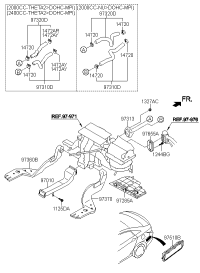 970103S000-DUCT ASSY-RR VENT