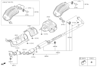 28710D1400-Muffler assy-rr