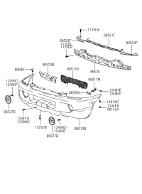 8651026900-COVER ASSY-FR BUMPER