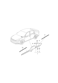 L3GD853372M82V-Mldg black ti