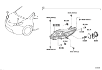 8114508070-UNIT ASSY, HEADLAMP
