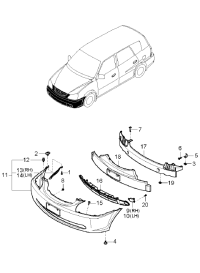 MB45550027-SLIDE-BUMPER B