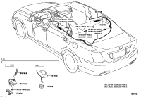 861010N070-Wire sub-assy, antenna no.2