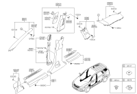 858242P000VA-TRIM ASSY-COWL SIDE RH