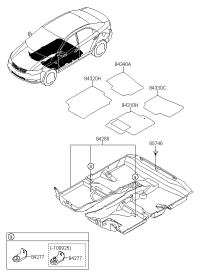 842601X000-CARPET ASSY-FLOOR