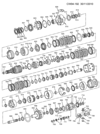 8644165-Ring, 3rd clutch pad (* package 8)
