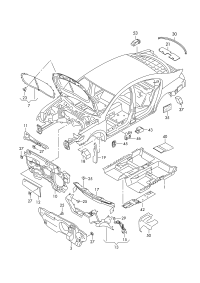 3C8864237-Insulator, fender