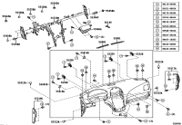 5540133211E0-PAD SUB-ASSY, INSTRUMENT PANEL SAFETY