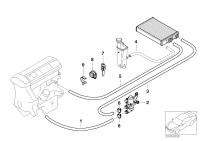 64218376999-HEATER HOSE/X5