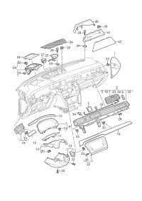 L3G8858416TADQ-Dash panel complete