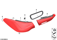 63217477603-REAR LEFT LAMP ON THE WING