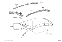 633100D640A0-HEADLINING ROOF