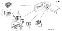35190S9AJ01ZA-Switch assy-remote