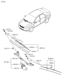 983512F000-RUBBER ASSY-WIPER BLADE (DRIVE