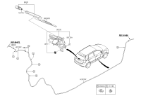 987004X000-Motor & linkage assy-rr wpr