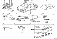 812600P040B0-BOX ASSY, ROOF CONSO