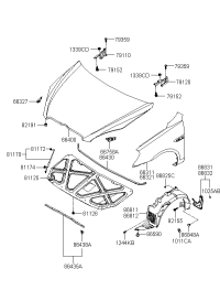 868311E000-GUARD WHEEL FRONT LH