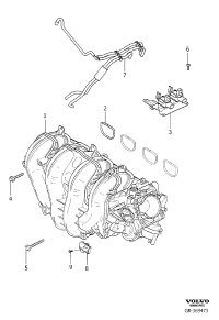 30757399-RADIATOR HOSE W124/E200/E220