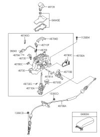 467203R150GB2-KNOB ASSY-GEAR SHIFT LEVER