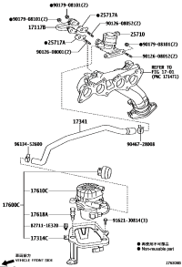 173140W010-BRACKET, AIR PUMP