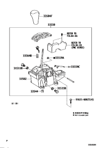 3350260360-PLATE SUB-ASSY, SHIFT LEVER