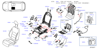 870625NN0A-KNOB SWITCH, FRONT SEAT SLIDE RH