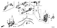 72120TLCA01ZB-Handle assy., r. ins