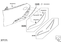 75731WAA01-MOULDING SUB-ASSY FRONT DOOR OUTSIDE RH