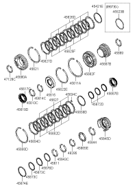 456524C000-DISK ASSY-FWD BRAKE