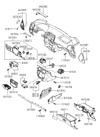 847413K530DM-PNL-CTR FACIA