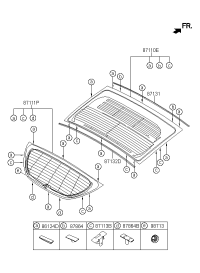 871102V000-GLASS ASSY-RR WDW