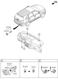 954302P400-SWITCH,KEY LESS-IG.SWITCH