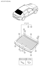 87130H2000-MOULDING-RR WDO