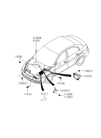 912000M500-WIRING ASSY-ENGINE