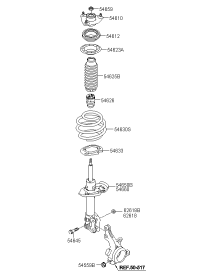 546102T000-Insulator assy-strut