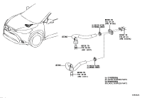 87209F4090-HOSE, HEATER WATER, INLET