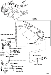 8720960D91-HOSE SUB-ASSY, WATER