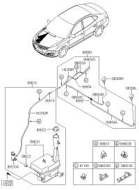 986300Q500-NOZZLE ASSY-W/SHLD WASHER LH