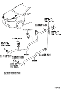 872090D240-HOSE SUB-ASSY, WATER
